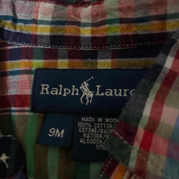 Ralph Lauren Shirt - size 9 months - Picture 6 of 9